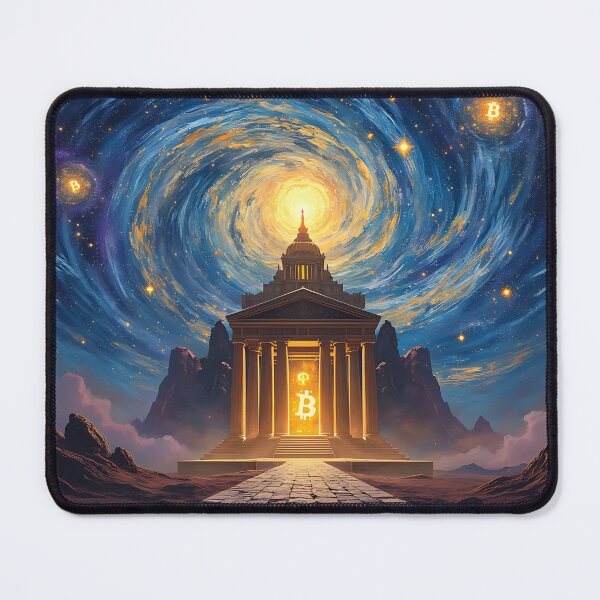Item preview, Bitcoin Aurora The Northern Glow of Crypto designed and sold by RadDeck.