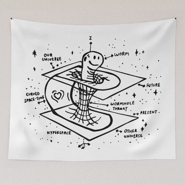 Item preview, Funny Time Travel Wormhole Black Hole Theory Universe Astrophysicist Cosmology in Fourth Dimension designed and sold by FociCreate.