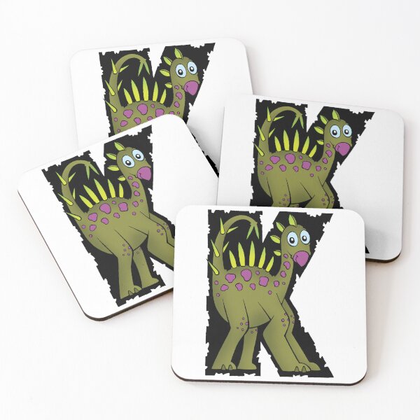 Item preview, Letter K Kentrosaurus designed and sold by alphatoons.