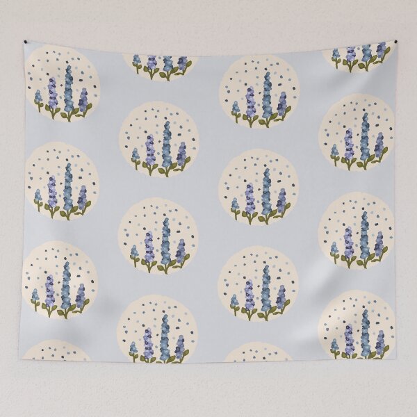 Item preview, delphiniums designed and sold by 221honeybee.
