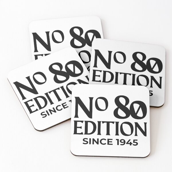 Item preview, Since 1945 Edition – 80th Birthday or Anniversary Celebration designed and sold by highflycrafts.