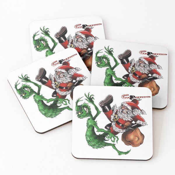 Item preview, Santa vs Grinch designed and sold by Aaron Lodder.