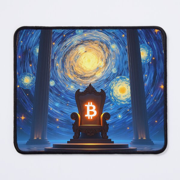 Item preview, Bitcoin Radiance Glowing with Financial Brilliance designed and sold by RadDeck.