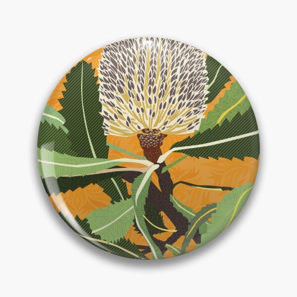 Item preview, Banksia Flower Native Australian Yellow designed and sold by blueidesign.