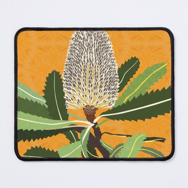 Item preview, Banksia Flower Native Australian Yellow designed and sold by blueidesign.