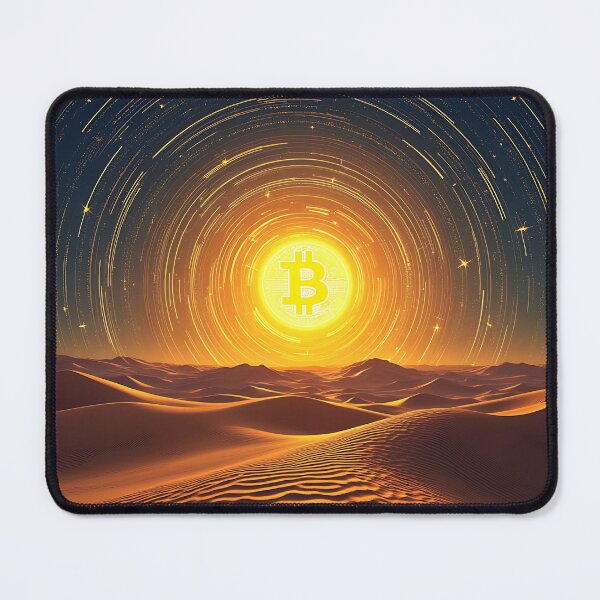 Item preview, Bitcoin Mirror Reflecting a Digital Future designed and sold by RadDeck.