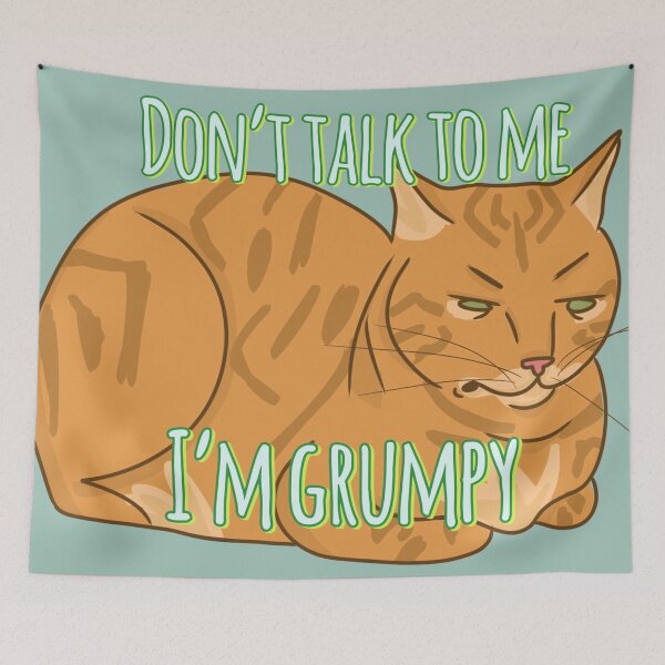 Item preview, Grumpy kitty  designed and sold by DreamwatcherArt.