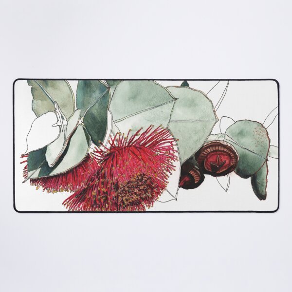 Item preview, Eucalyptus Mallee flowers red gum nut  designed and sold by blueidesign.