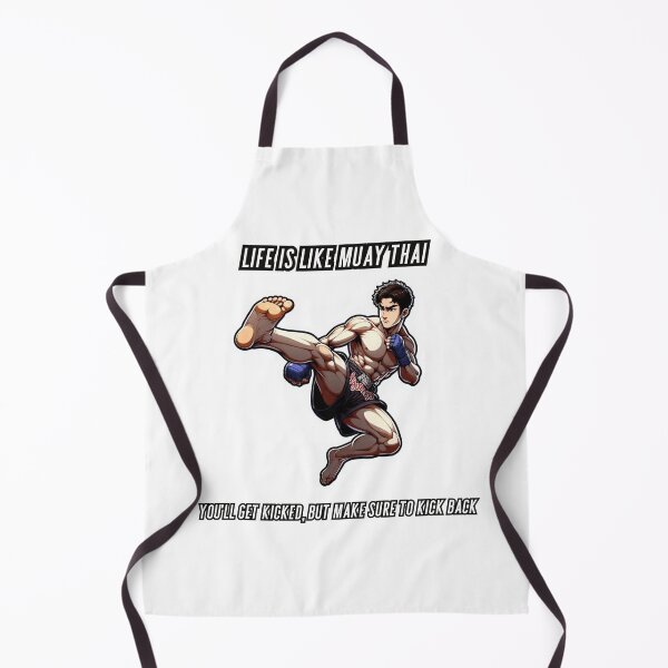 Item preview, Life is like Muay Thai you’ll get kicked, but make sure to kick back. designed and sold by Hatomomox.