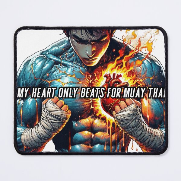 Item preview, My heart only beats for Muay Thai designed and sold by Hatomomox.