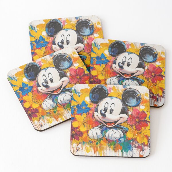 Item preview, Playful Mouse with Painted Flowers designed and sold by DigiCre8.