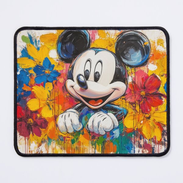 Item preview, Playful Mouse with Painted Flowers designed and sold by DigiCre8.