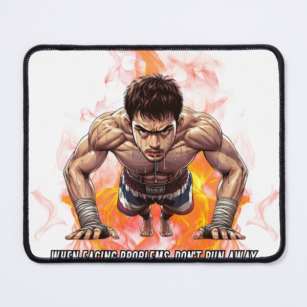 Item preview, When facing problems, don’t run away. Imagine they’re punching bags and keep training! designed and sold by Hatomomox.