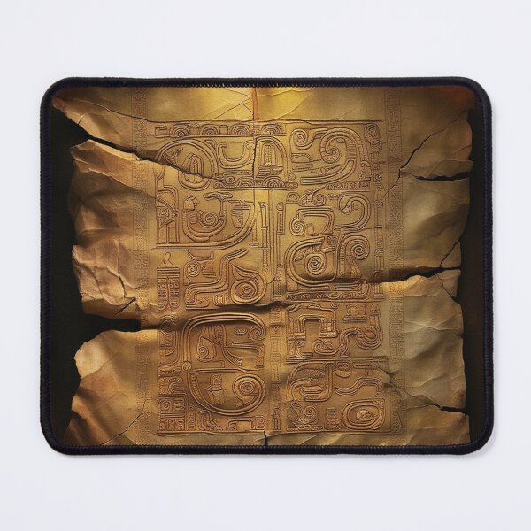 Item preview, Aztec-inspired parchment design designed and sold by Skye Ryan-Evans.