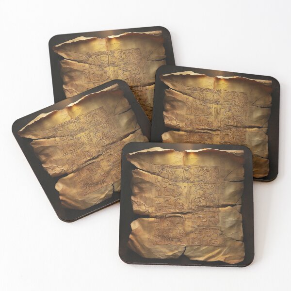 Item preview, Aztec-inspired parchment design designed and sold by Skye Ryan-Evans.