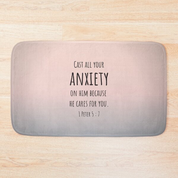 Item preview, 1 Peter 5 : 7 - Cast your anxiety - Bible Passage designed and sold by JF Designs.