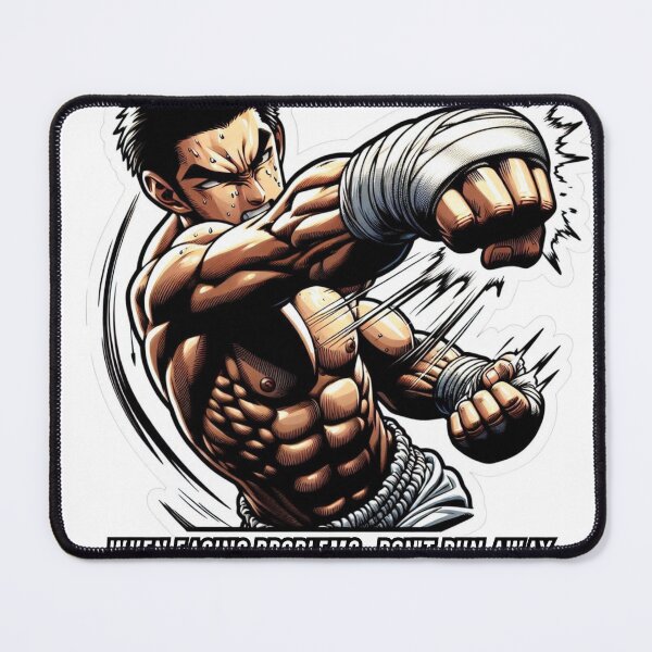 Item preview, When facing problems, don’t run away. Imagine they’re punching bags and keep training! designed and sold by Hatomomox.