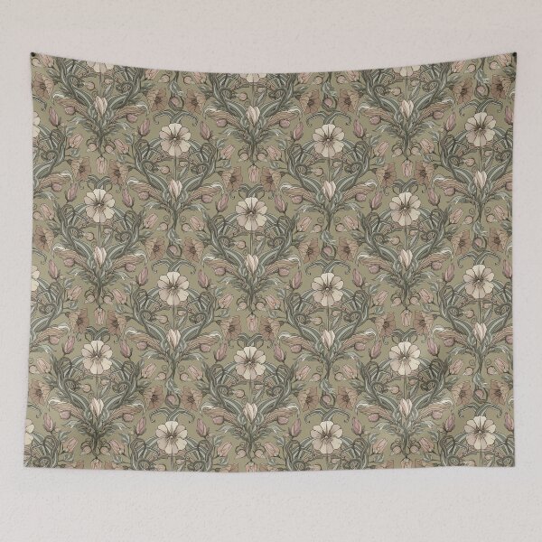 Item preview, Art Nouveau seamless pattern, floral by Lena Terzi designed and sold by Olena Terzi.