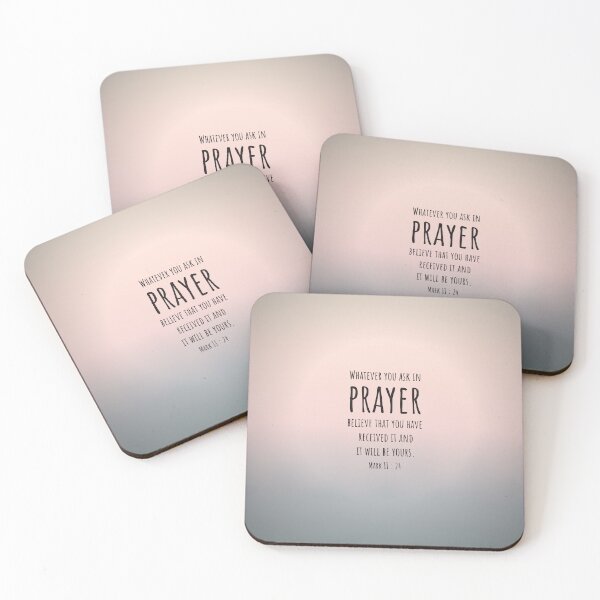 Item preview, Mark 11 : 24 - Ask in prayer - Bible passage designed and sold by JF Designs.