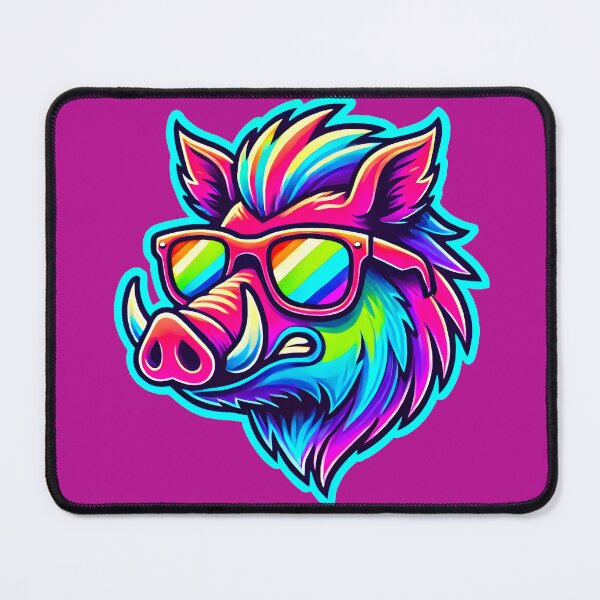 Item preview, Bold Neon Boar Designs designed and sold by shrolts.