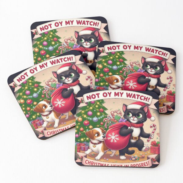Item preview, Festive Frenzy: Cat Snatches, Dog Saves Christmas designed and sold by zooti.