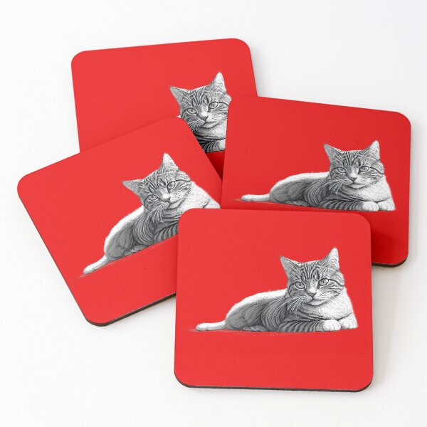 Item preview, Lying Tabby Cat - Poised Elegance TSQ designed and sold by TSQ.