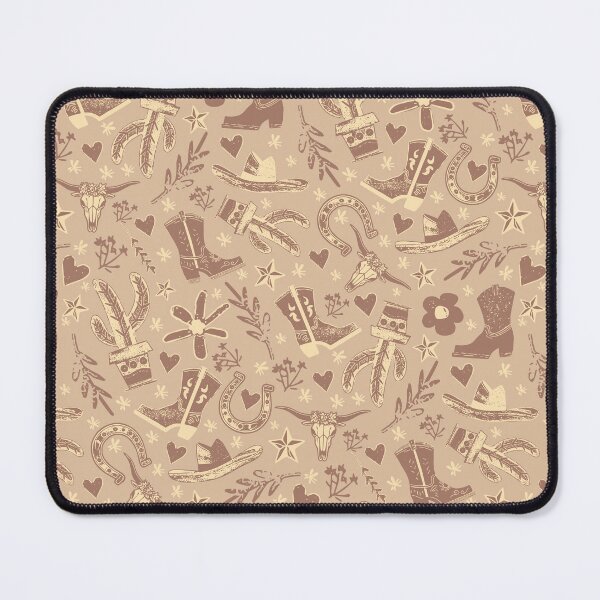 Item preview, Mocha Mousse Western Charm Pattern - Pantone Color of the Year 2025 designed and sold by MindFulStudios.