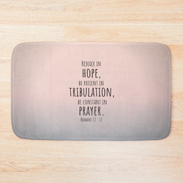 Item preview, Romans 12 : 12 - Rejoice in hope - bible passage designed and sold by JF Designs.