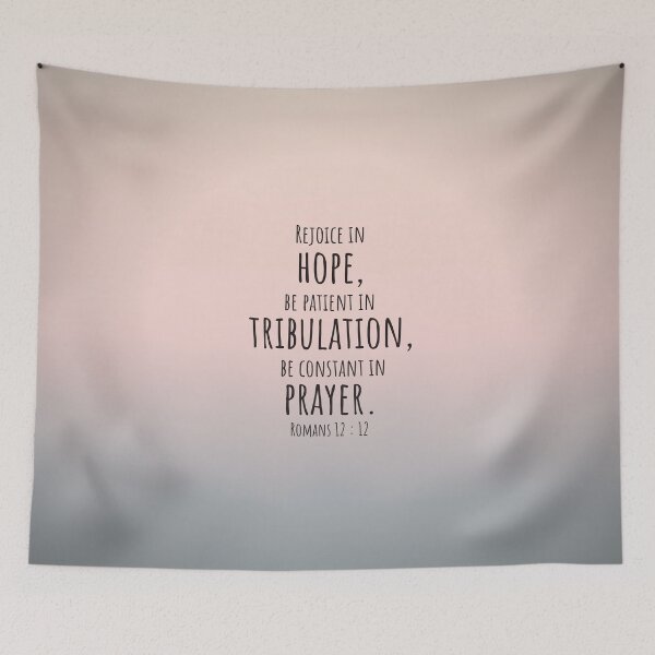 Item preview, Romans 12 : 12 - Rejoice in hope - bible passage designed and sold by JF Designs.