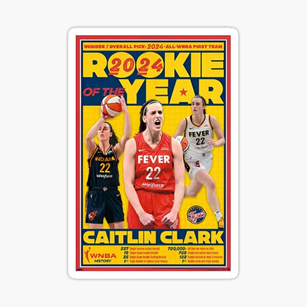 Item preview, Caitlin Clark 22 - ROTY the star of 2024 year   designed and sold by VintageOddities.