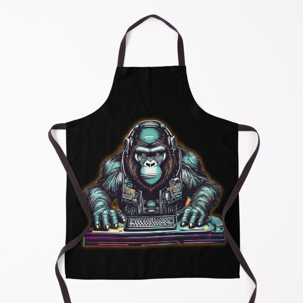 Item preview, Cyberetic Gorilla, the best DJ. designed and sold by DONandEK.
