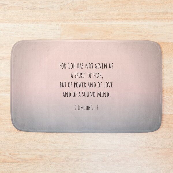 Item preview, 2 Timothy 1 : 7 - For god has given us - Bible passage designed and sold by JF Designs.
