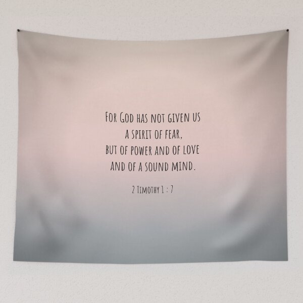 Item preview, 2 Timothy 1 : 7 - For god has given us - Bible passage designed and sold by JF Designs.