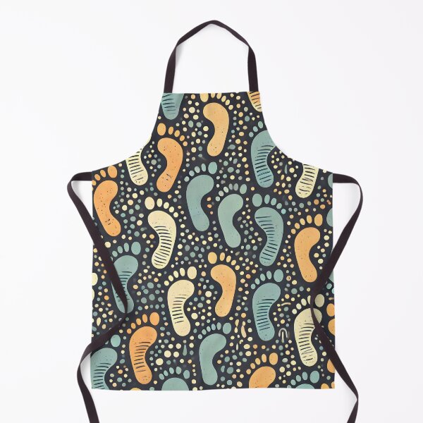 Item preview, Colorful Footprint Pattern - Playful Abstract Design designed and sold by CitrineLinker.