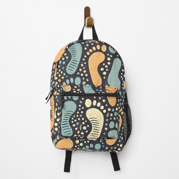 Item preview, Colorful Footprint Pattern - Playful Abstract Design designed and sold by CitrineLinker.