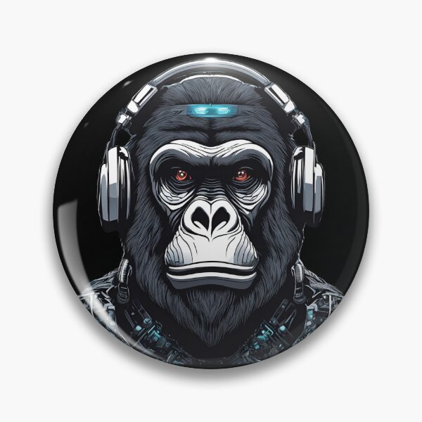 Item preview, Gorilla listens to good musić. designed and sold by DONandEK.