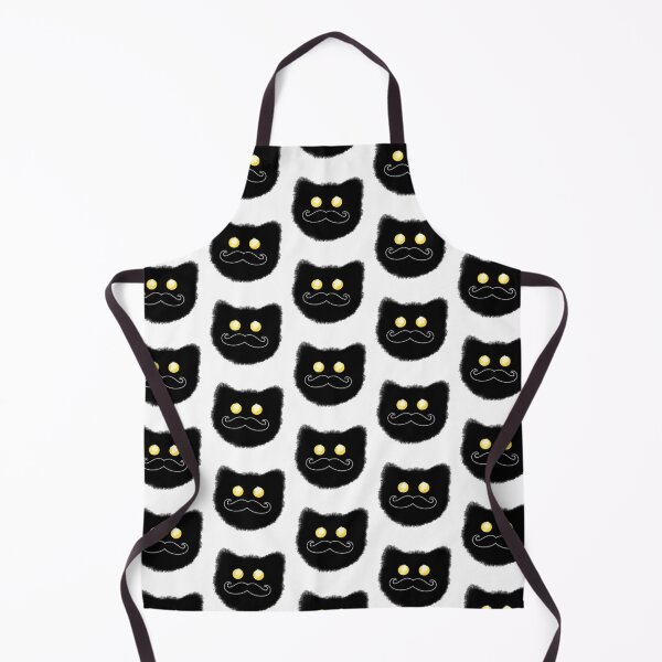 Item preview, Kuroneko with Mustache. designed and sold by MichiJowi.