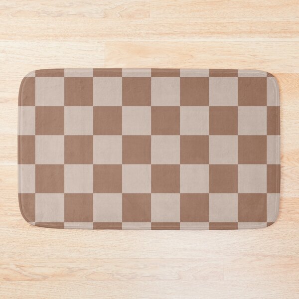 Item preview, Pantone Color of the Year 2025: Mocha Mousse Checkered Pattern Design designed and sold by junkydotcom.