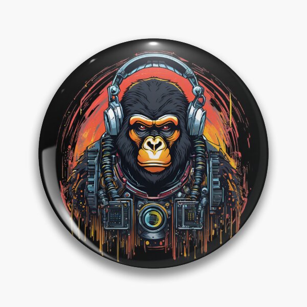 Item preview, Cybernetic Gorilla. Music my life. designed and sold by DONandEK.