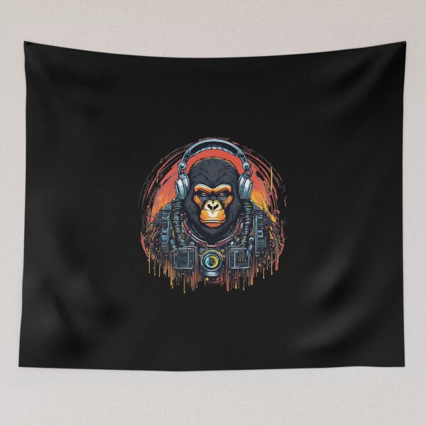 Item preview, Cybernetic Gorilla. Music my life. designed and sold by DONandEK.