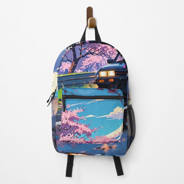 Item preview, JDM, Car, race, Japan, video game, Drift, Cherry Blossoms, Mt Fuji, Amazing, sunrise, reflection, sparks from tire, designed and sold by tshirtart2024.