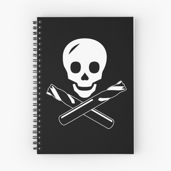 Item preview, Skull and crossed endmills, single colour designed and sold by CB Photography and Design.