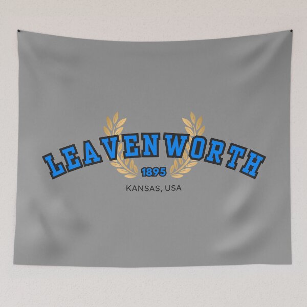 Item preview, Leavenworth Prison Education, Blue and Black designed and sold by UNK-Fatigues.
