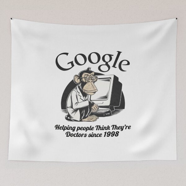Item preview, Google, helping people, monkey, primate, internet, funnyfits70, Humor, Funny, retro, vintage, funny quotes, animal humor, designed and sold by FunnyFits70.
