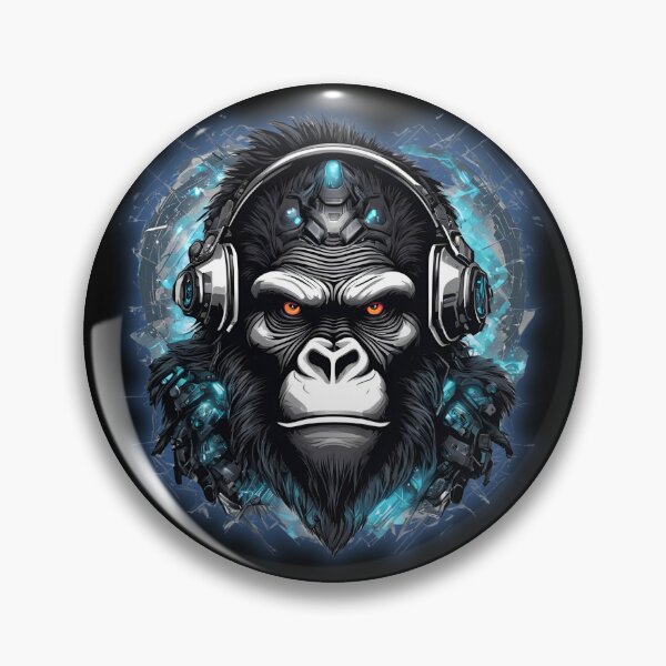 Item preview, Cybernetic Gorilla. Music my life. designed and sold by DONandEK.