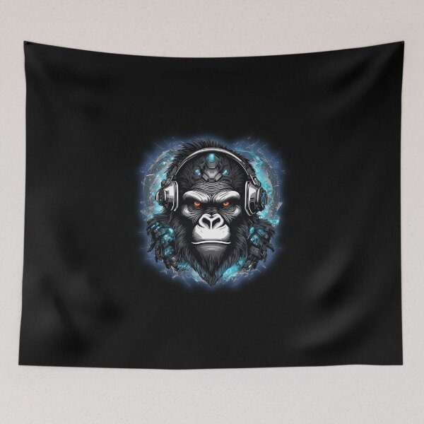 Item preview, Cybernetic Gorilla. Music my life. designed and sold by DONandEK.
