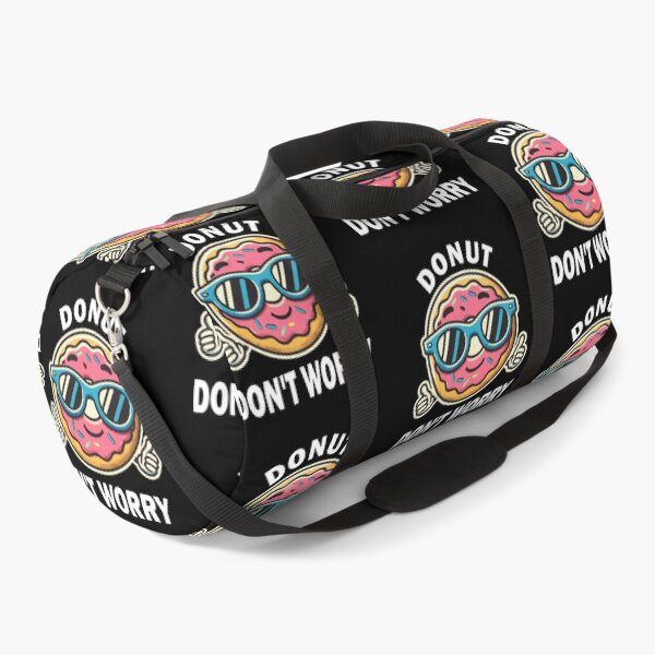 Item preview, Retro Donut Don't Worry Mascot designed and sold by FridPix.