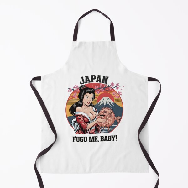 Item preview, Fugu me, baby, blowfish, Mount Fuji, Japan, Kimono, Japanese, funnyfits70, Humor, Funny, retro, vintage, funny quotes, animal humor, designed and sold by FunnyFits70.