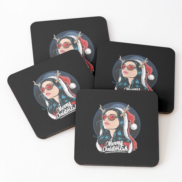 Item preview, Stylish Santa Girl Portrait designed and sold by Jackson-Will.