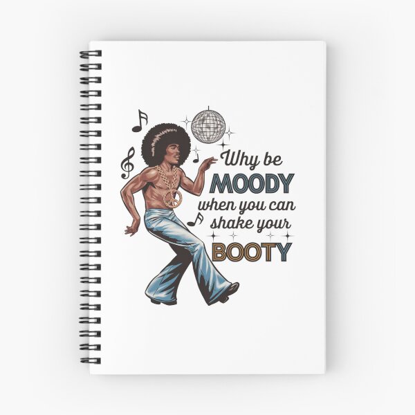 Item preview, Moody versus Booty, dance, 70s, Afro, disco, funk, funnyfits70, Humor, Funny, retro, vintage, funny quotes, animal humor, designed and sold by FunnyFits70.